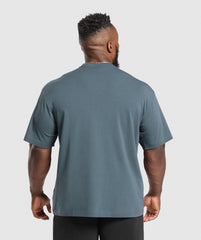 Essential Oversized T-Shirt Titanium Blue