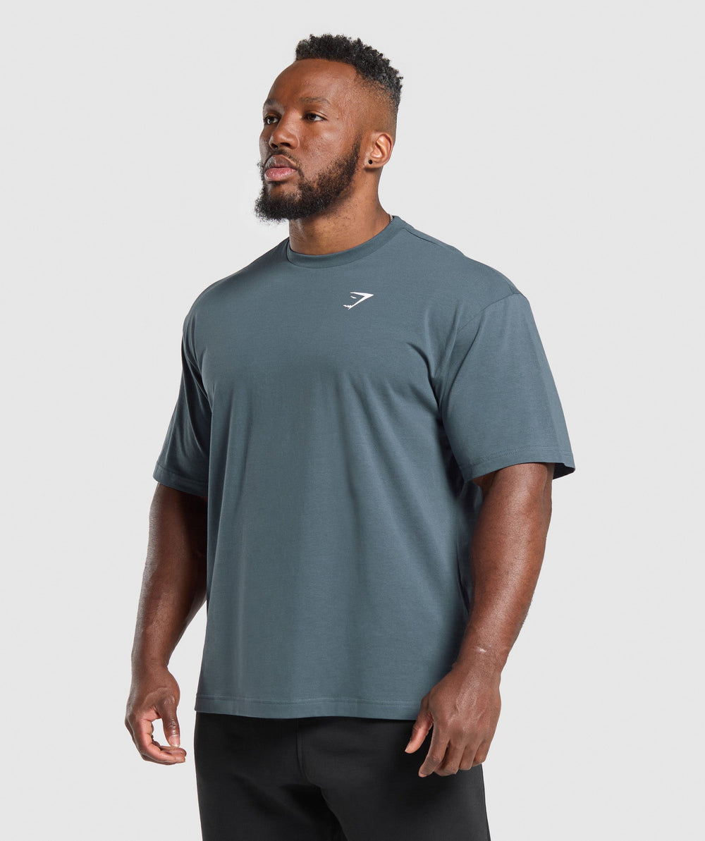Essential Oversized T-Shirt Titanium Blue