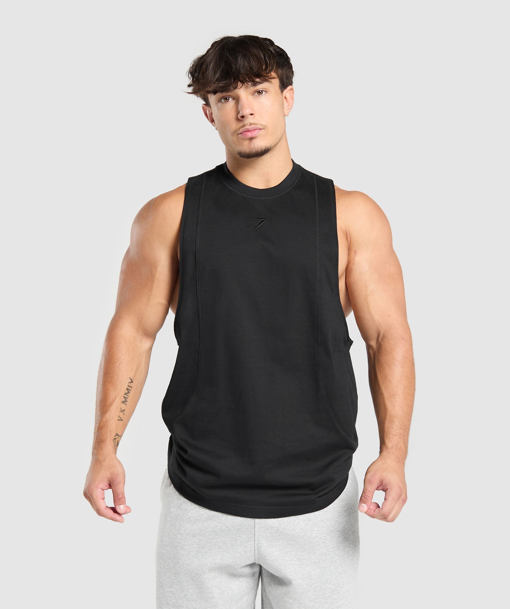 Premium Lifting Drop Arm Tank Black