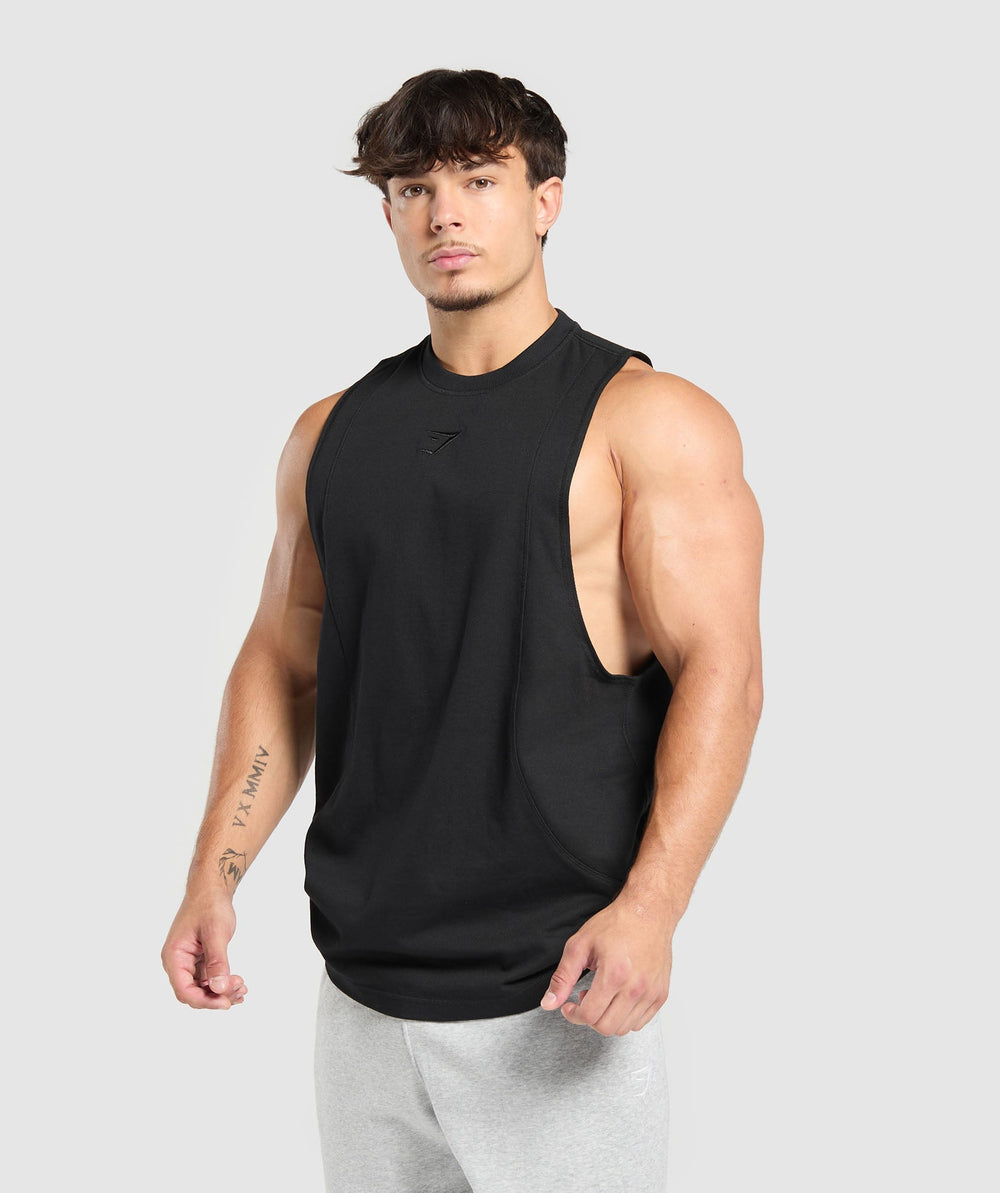 Premium Lifting Drop Arm Tank Black
