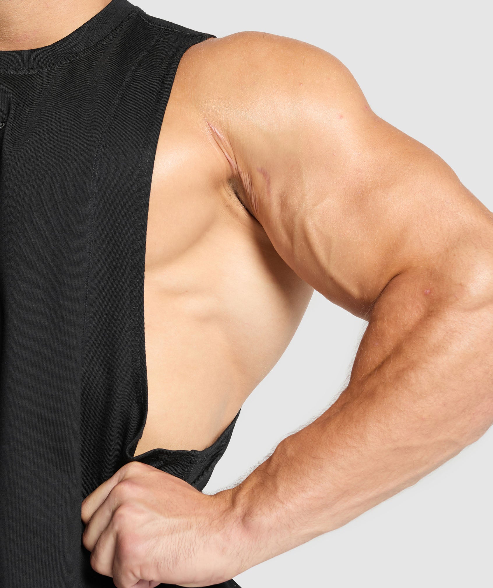 Premium Lifting Drop Arm Tank Black