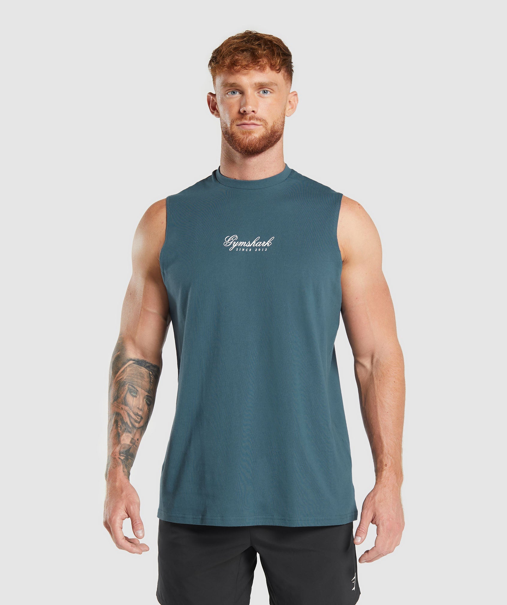 Athletic Department Tank Cargo Blue