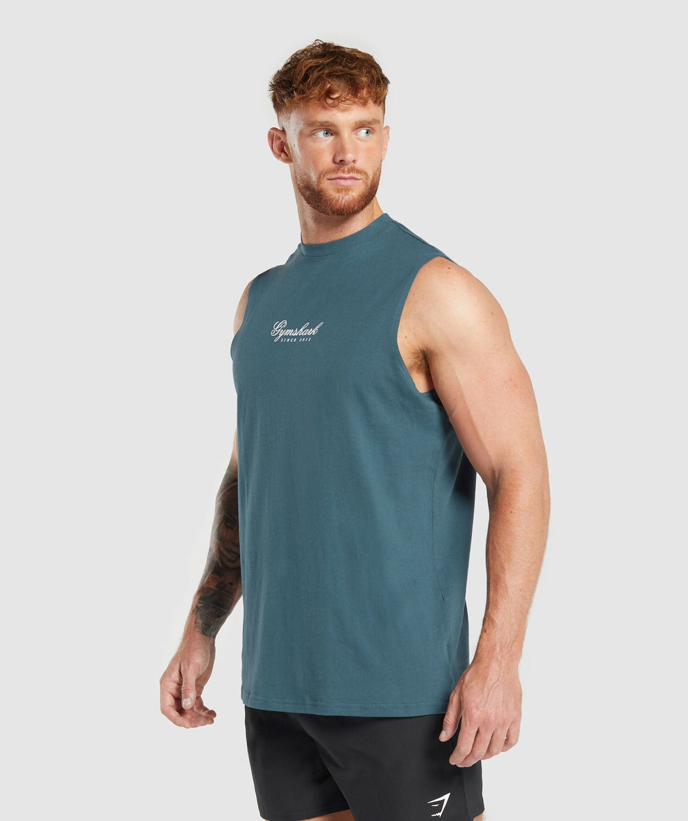 Athletic Department Tank Cargo Blue