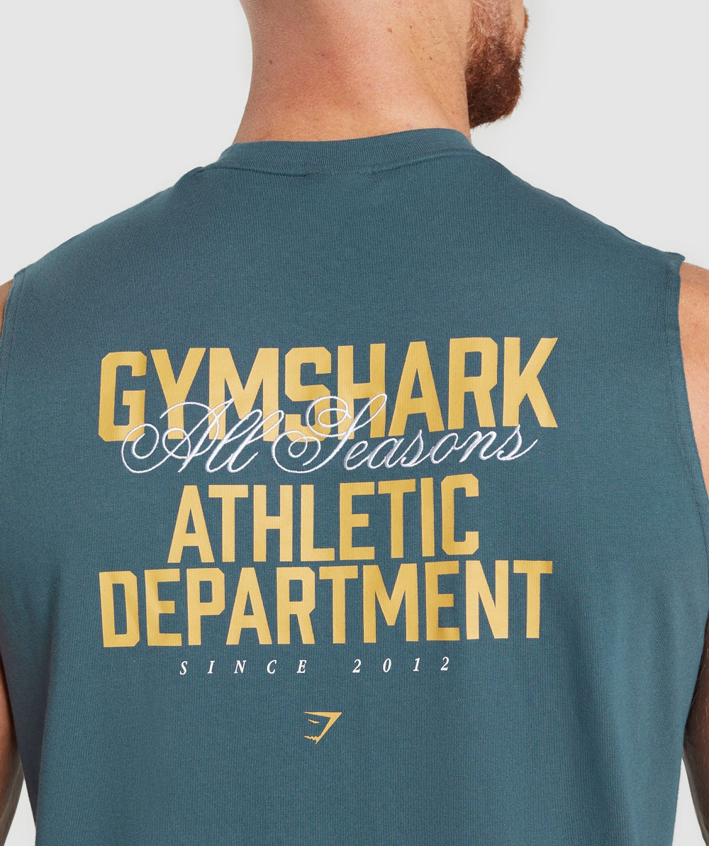 Athletic Department Tank Cargo Blue
