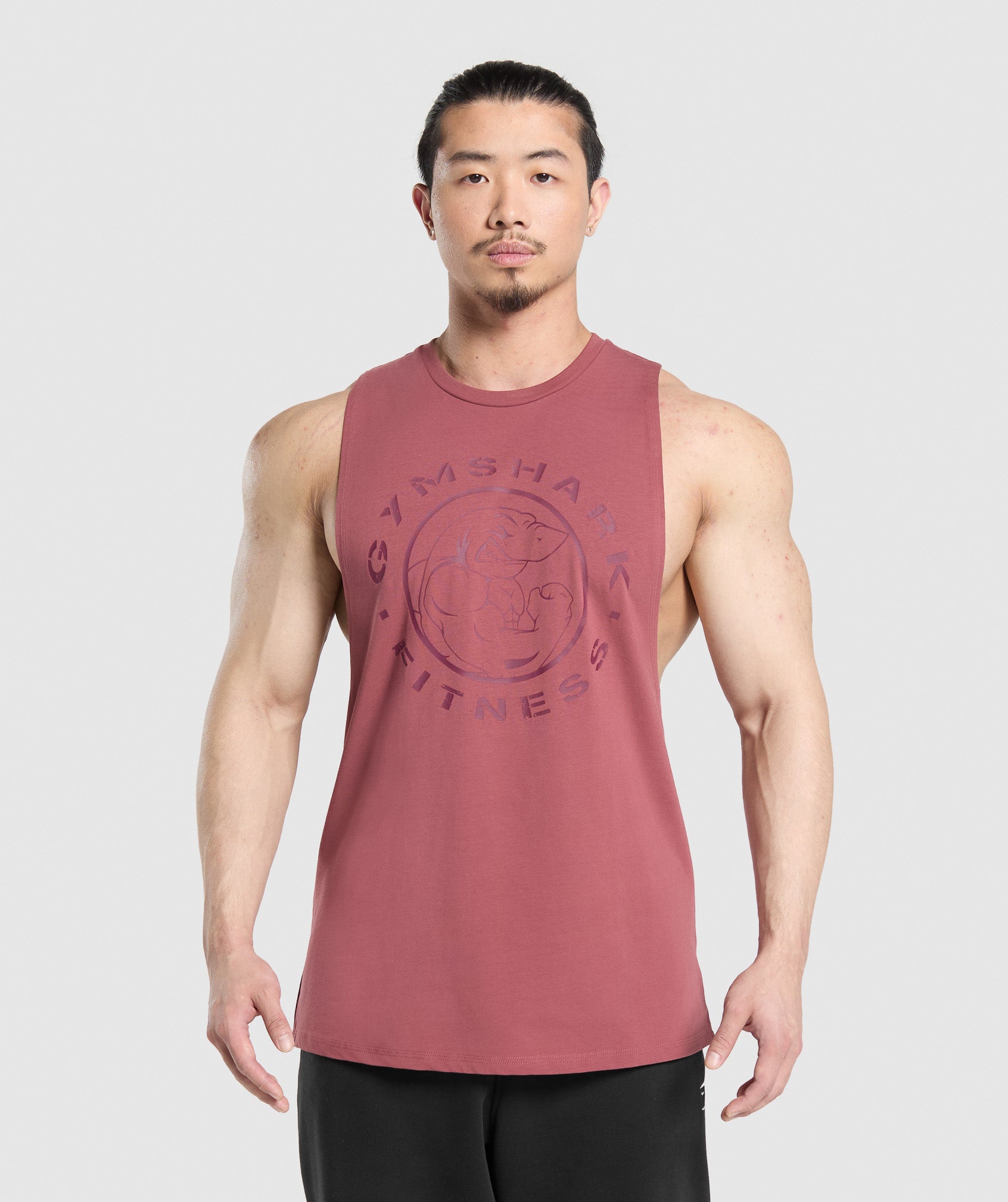Legacy Drop Arm Tank Washed Berry Pink