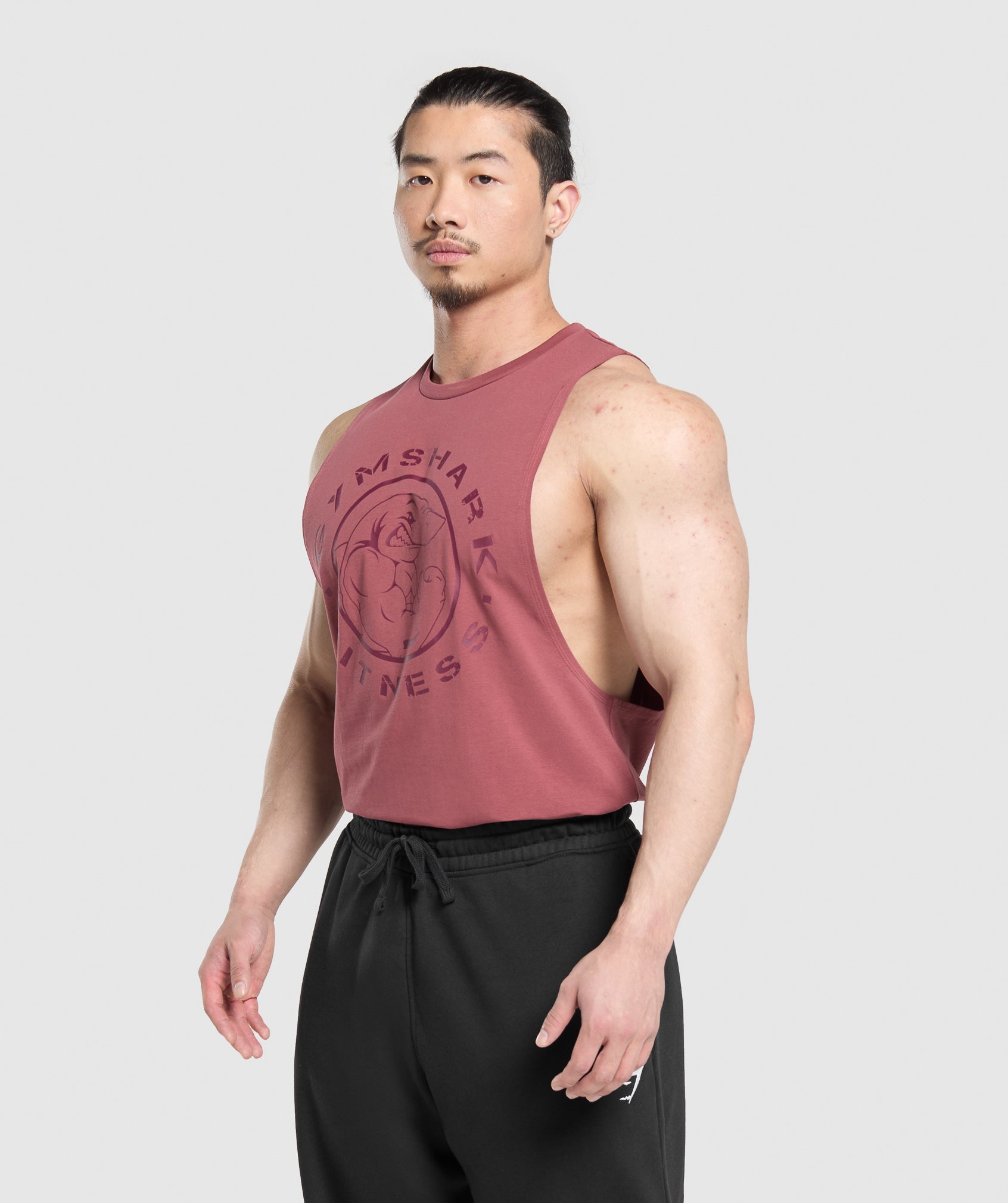 Legacy Drop Arm Tank Washed Berry Pink