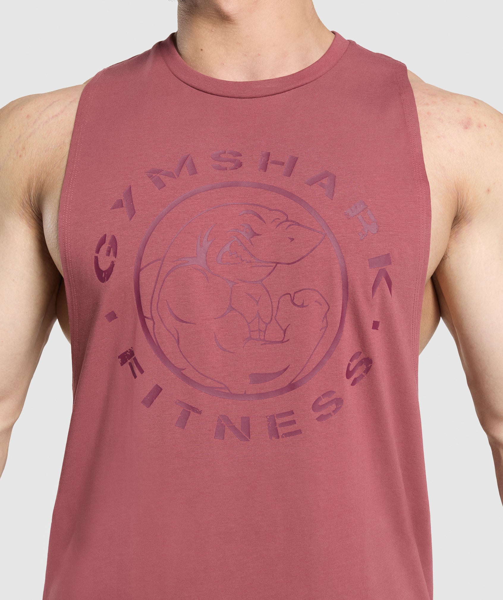 Legacy Drop Arm Tank Washed Berry Pink