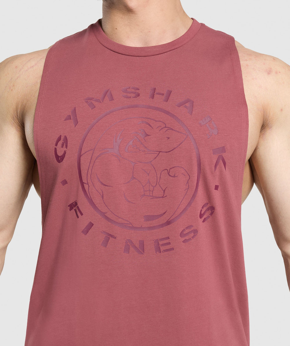 Legacy Drop Arm Tank Washed Berry Pink