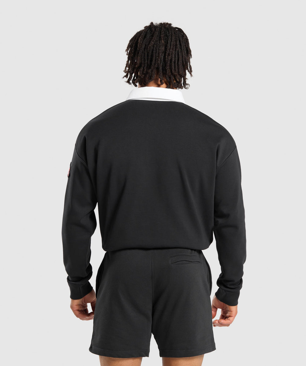 Rugby Shirt Black/White