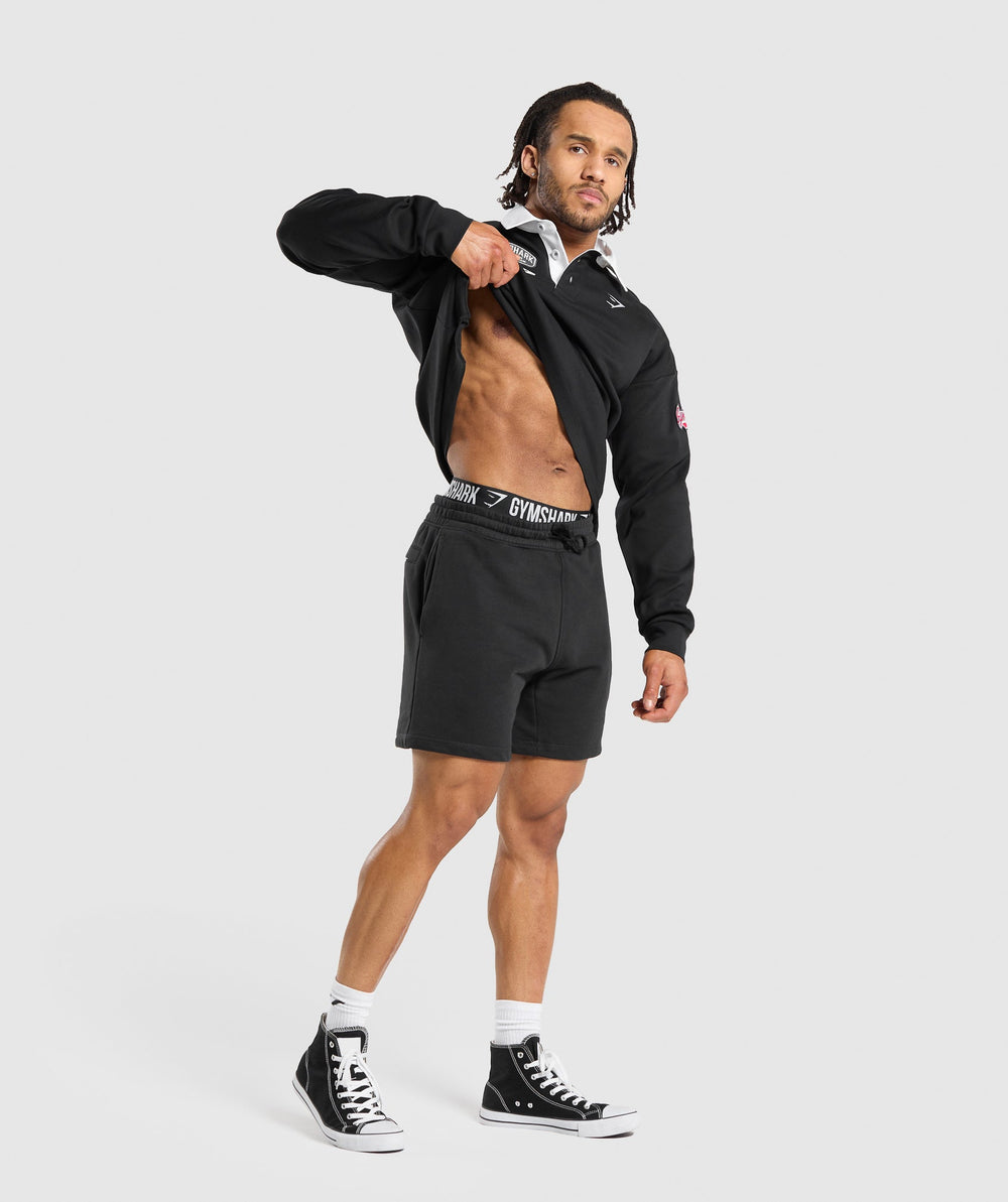 Rugby Shirt Black/White