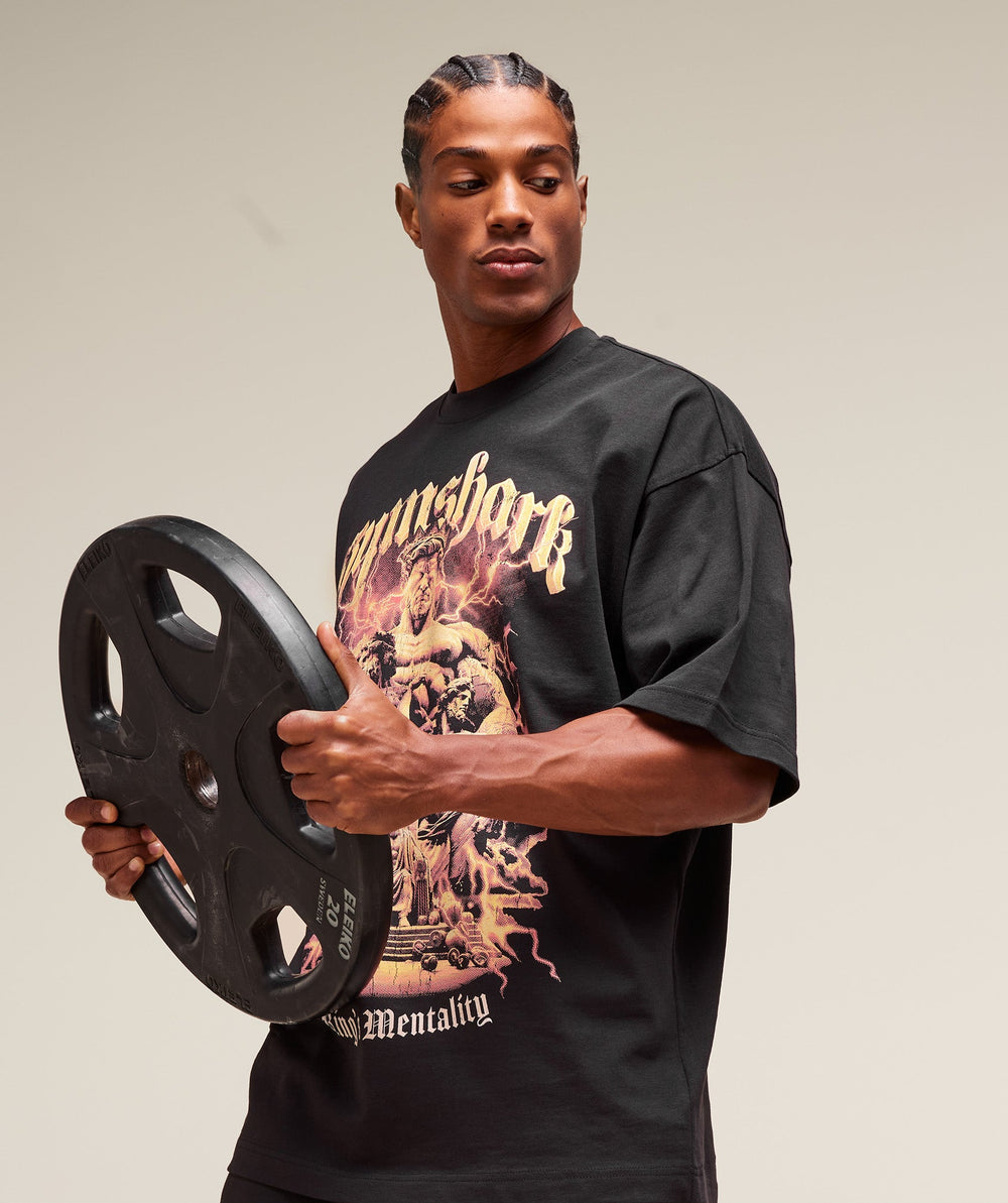 GS x Kingsgym Graphic Tee Black