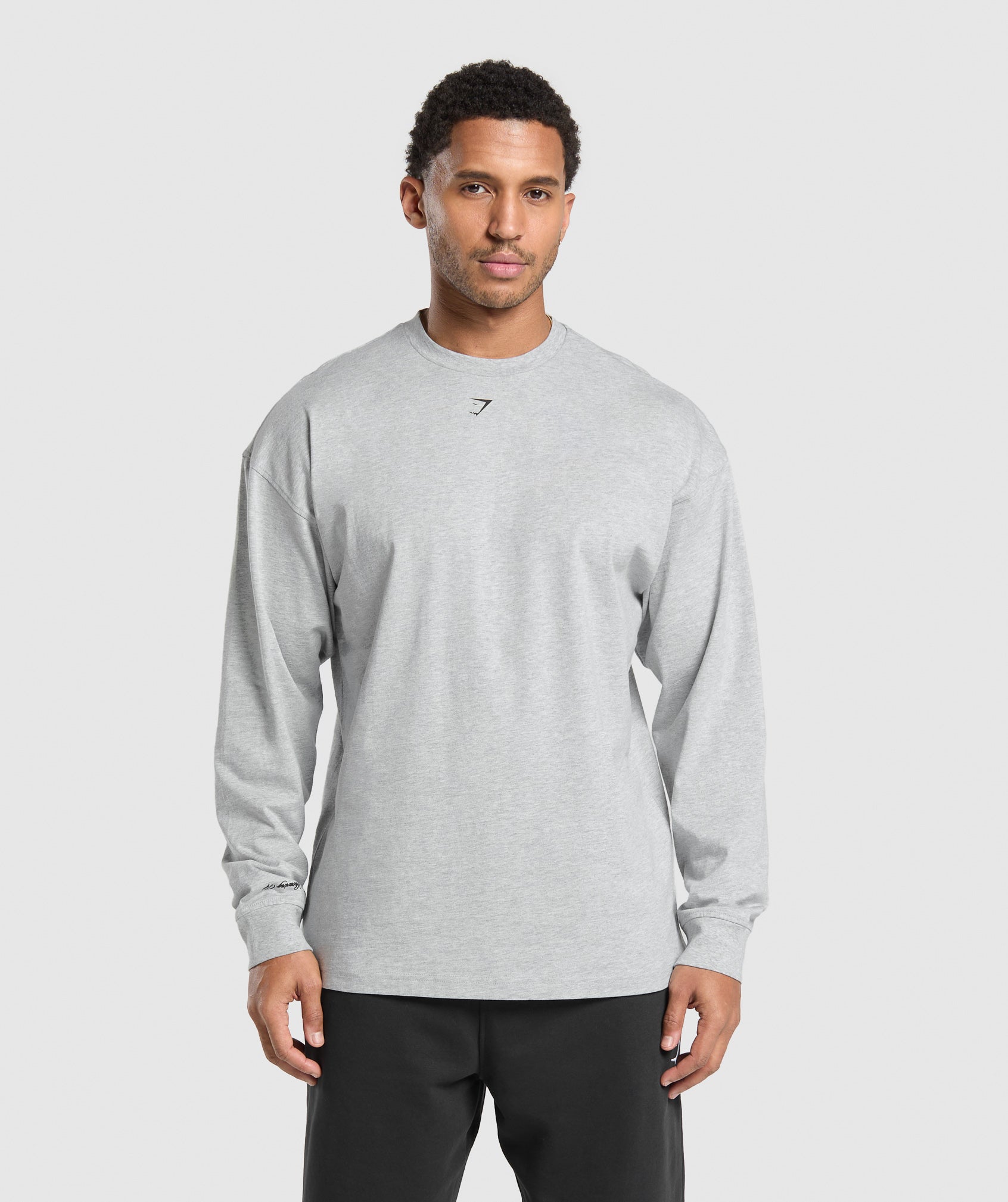 EST 2012 Long Sleeve T-Shirt Light Grey Core Marl