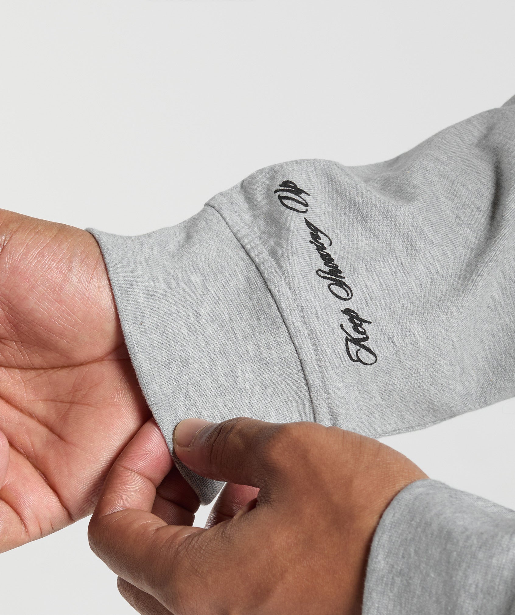 EST 2012 Long Sleeve T-Shirt Light Grey Core Marl