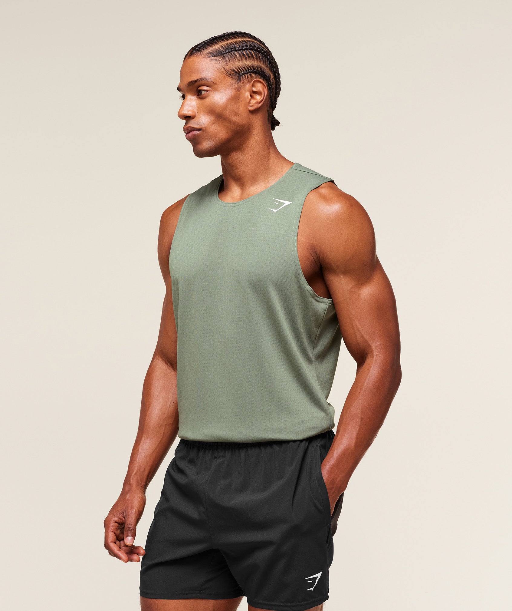 Everyday Performance Tank 2 Pack Unit Green/Black