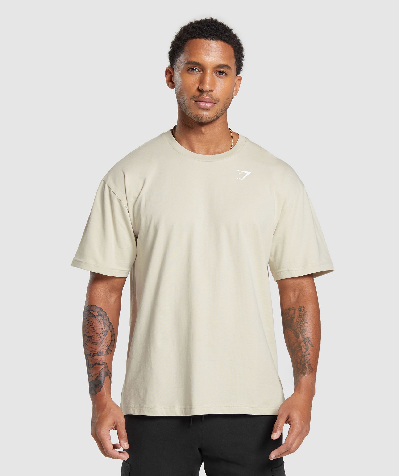 Essential Oversized T-Shirt Pebble Grey