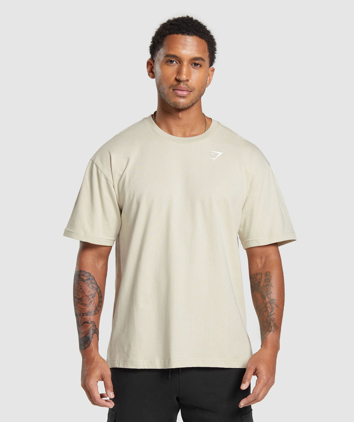 Essential Oversized T-Shirt Pebble Grey