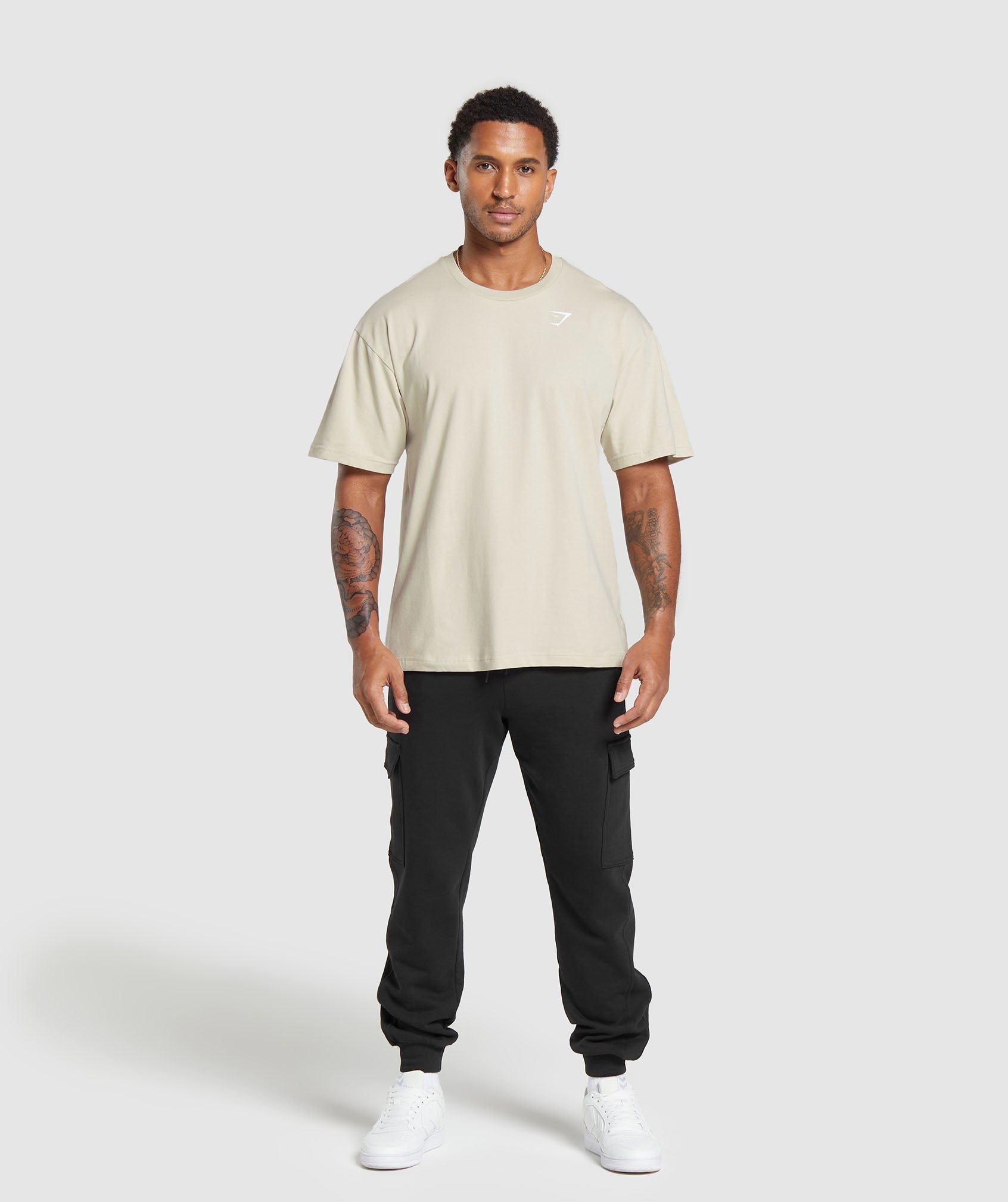 Essential Oversized T-Shirt Pebble Grey