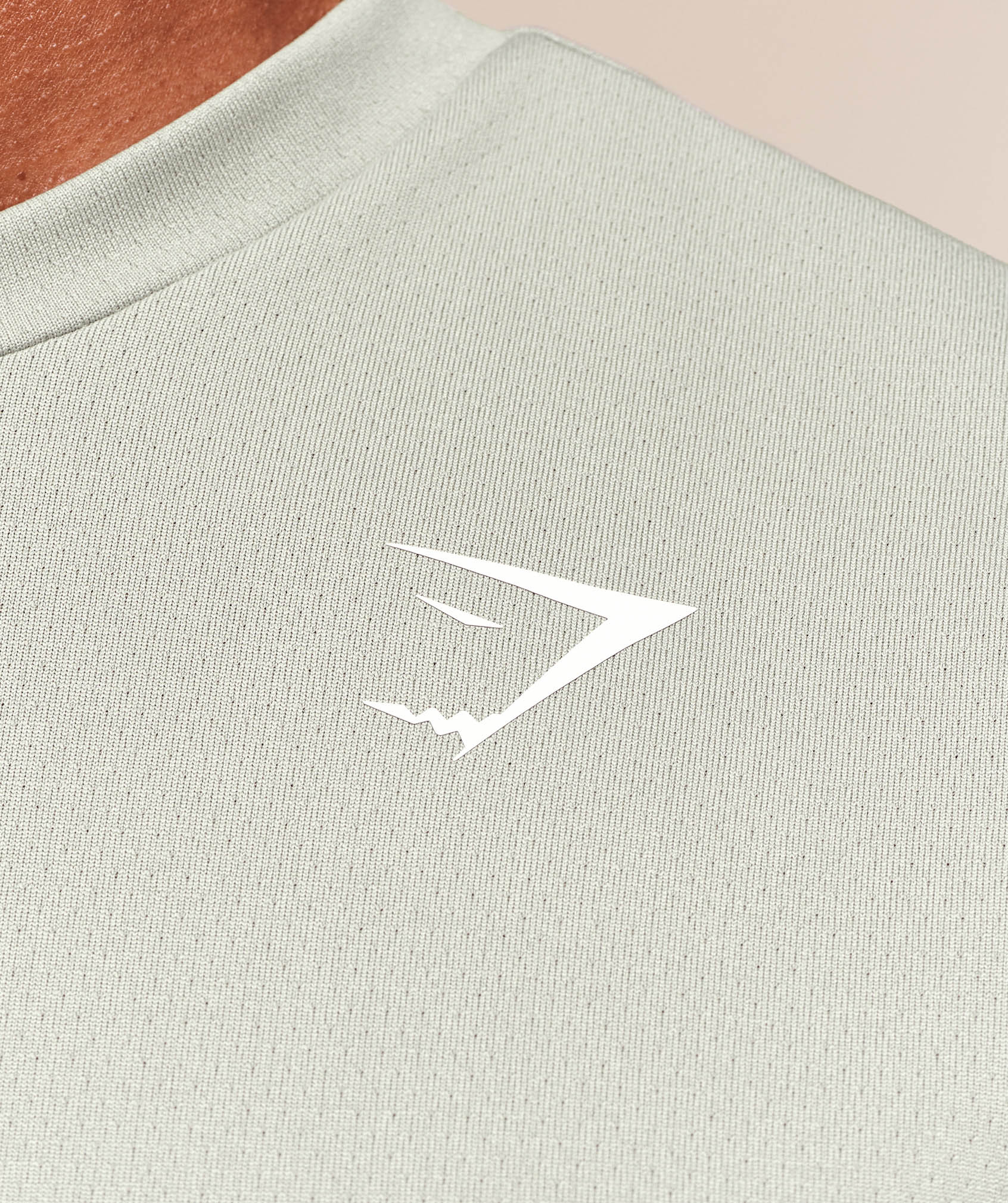 Oversized Performance Tank Stone Grey