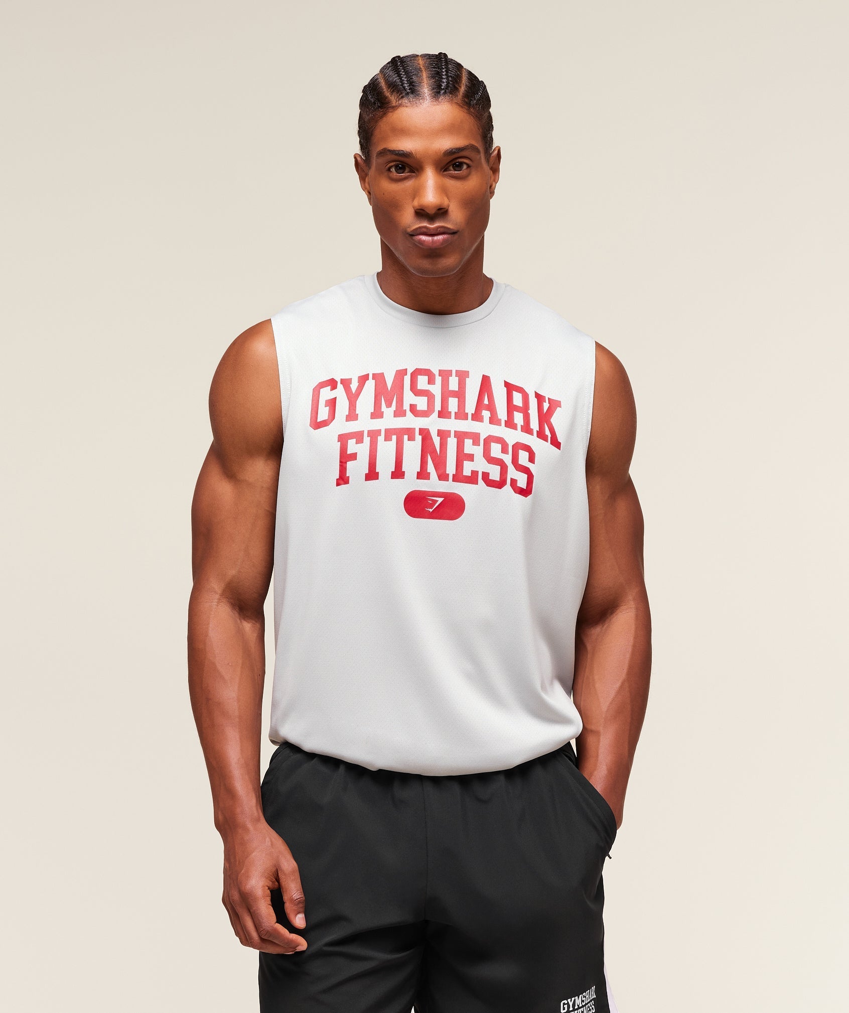Varsity Tank Light Grey
