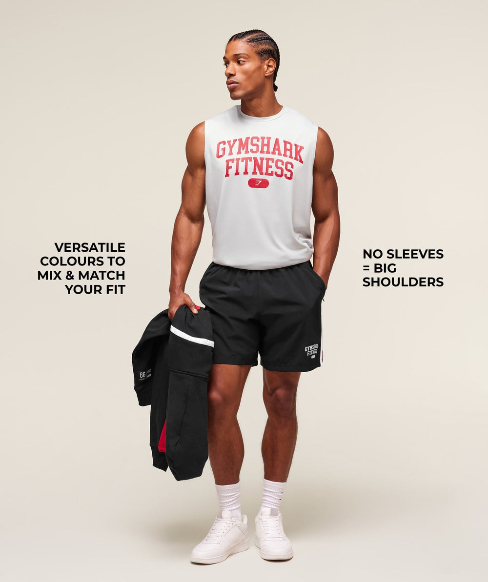 Varsity Tank Light Grey