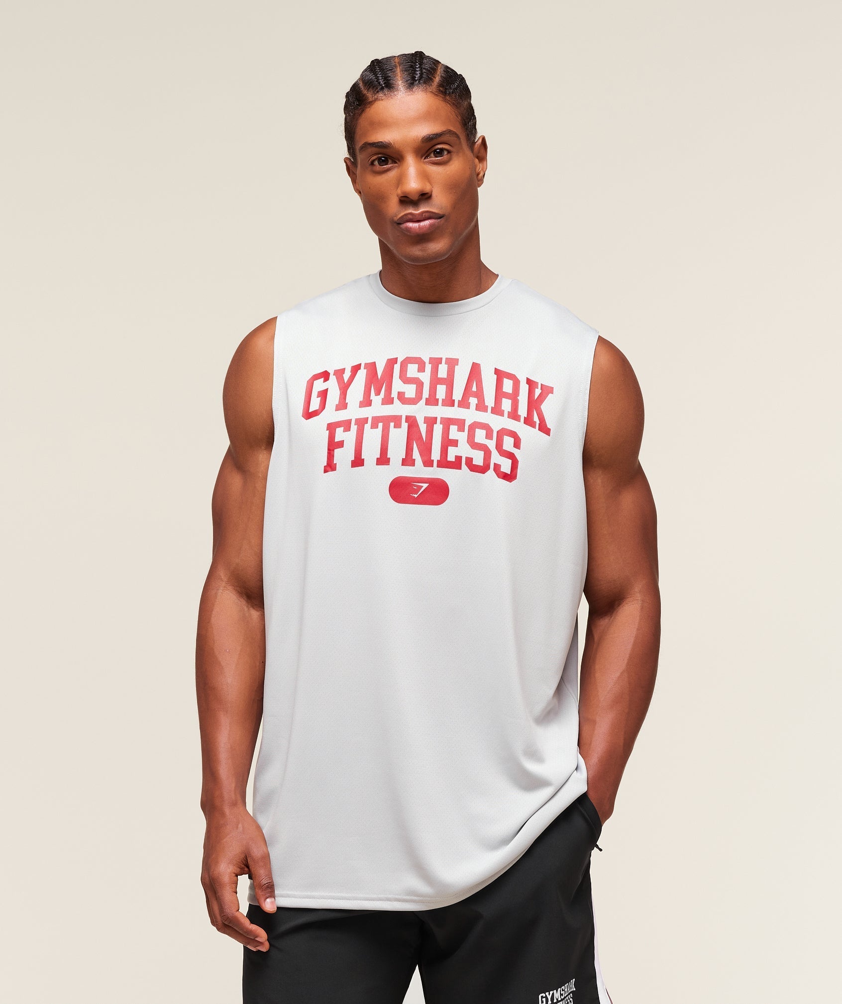 Varsity Tank Light Grey