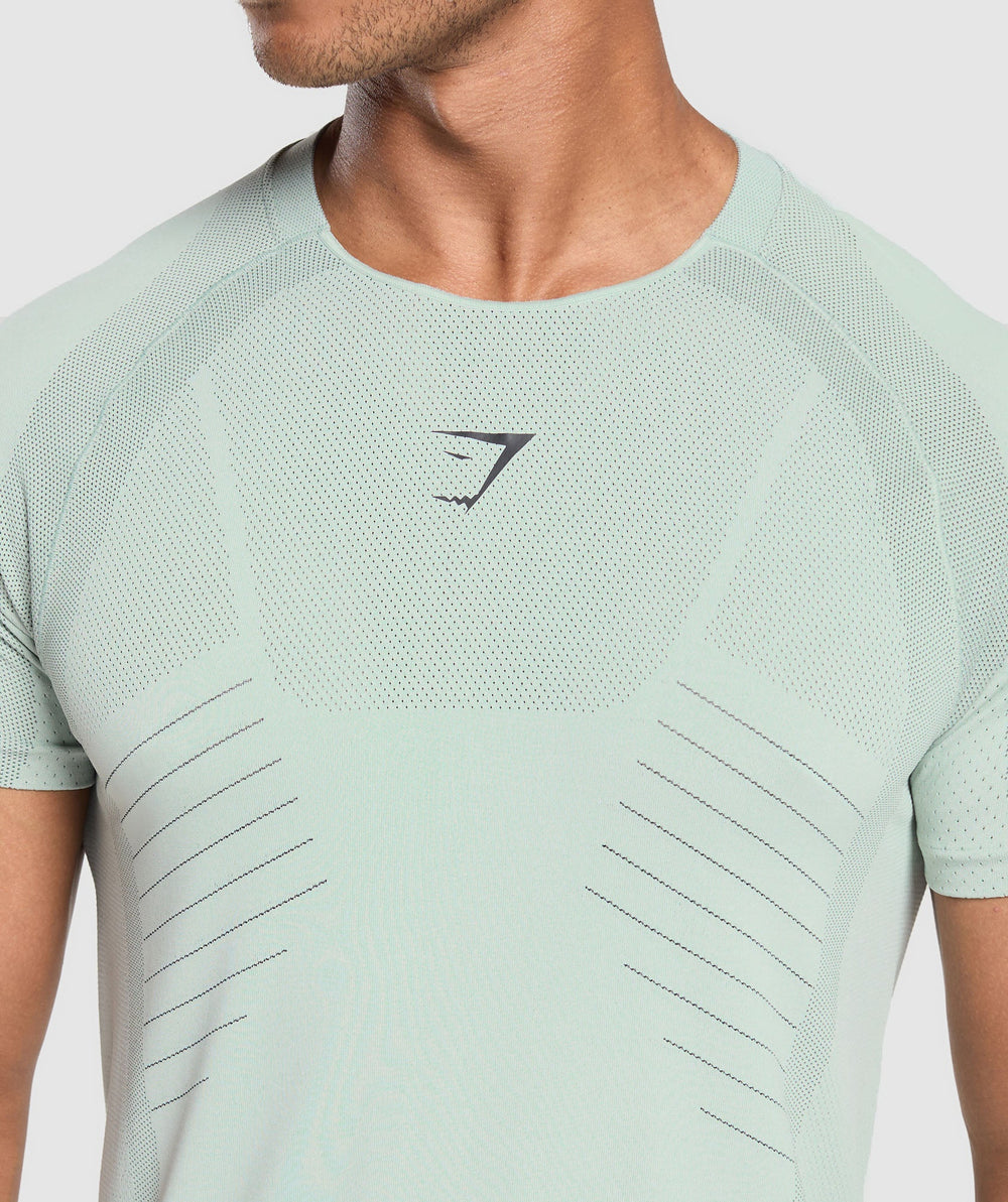 Apex Seamless T-Shirt Cool Turquoise/Black