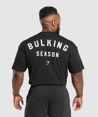 Bulking Season T-Shirt Black