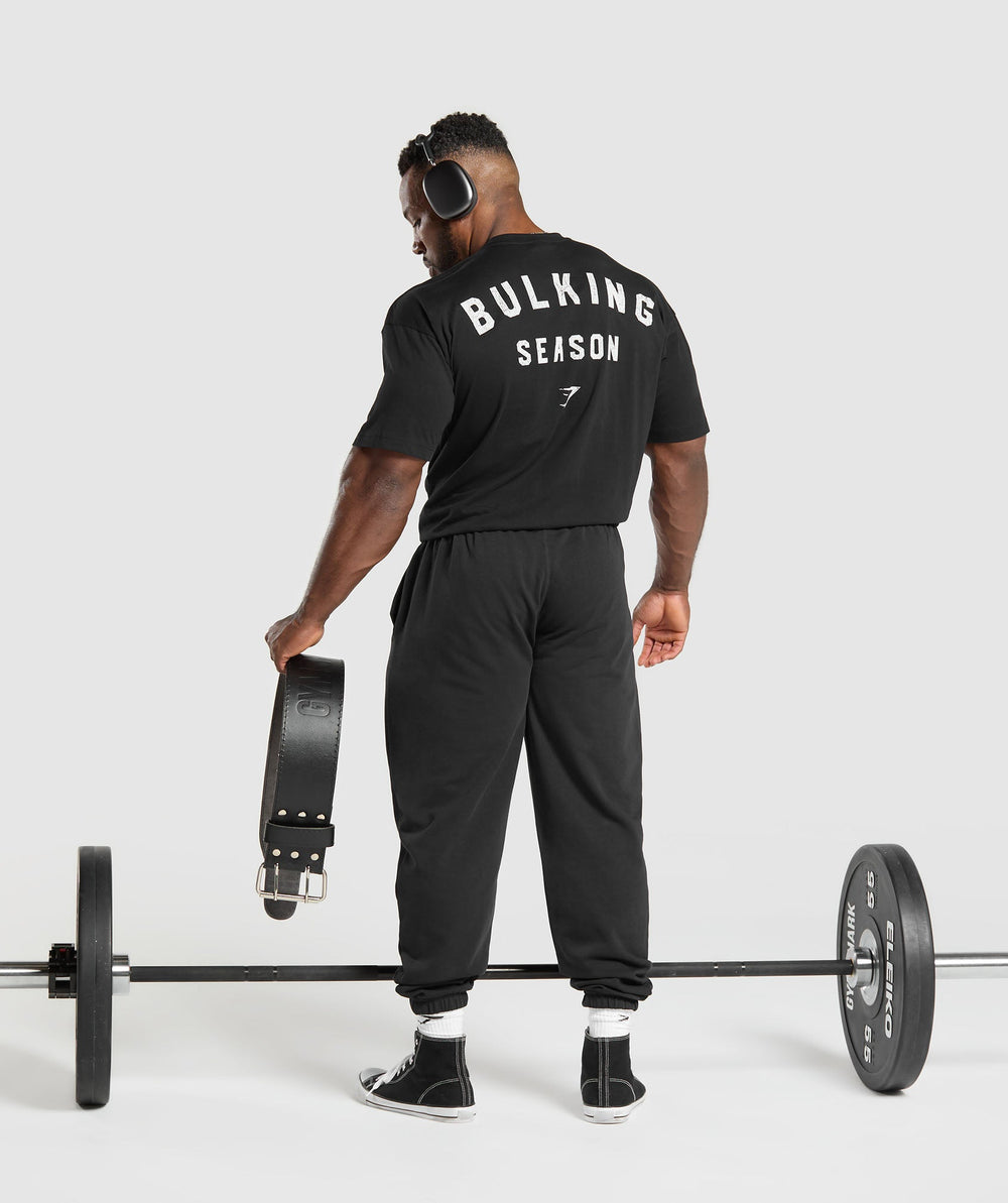 Bulking Season T-Shirt Black