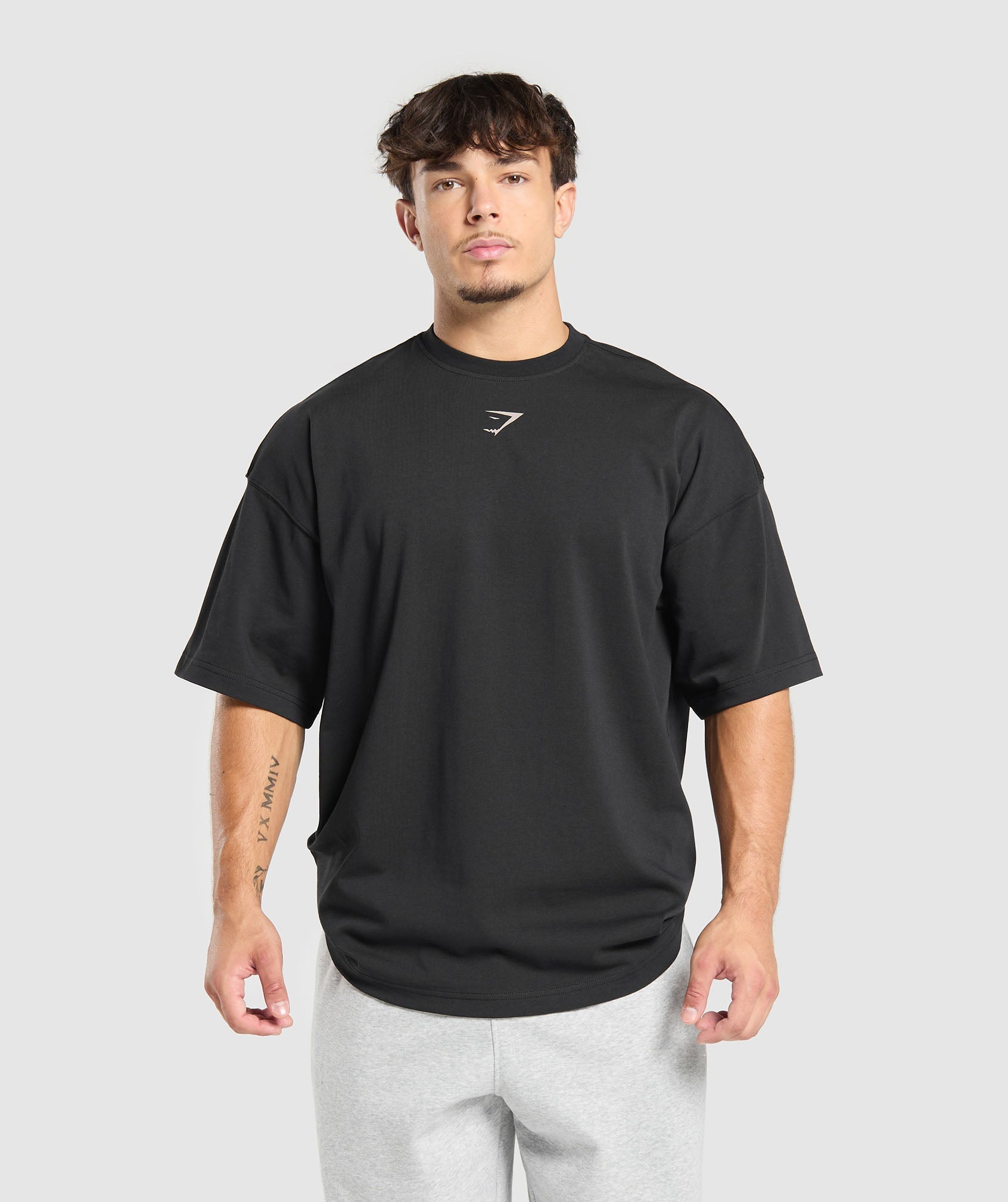 Lifting Club T-Shirt Black/Light Grey
