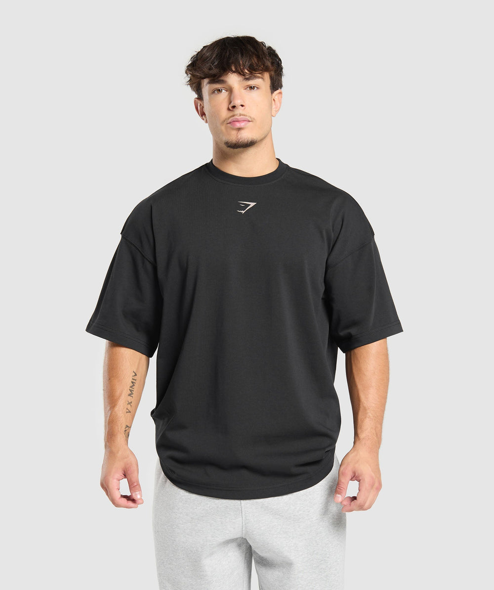 Lifting Club T-Shirt Black/Light Grey