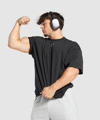Lifting Club T-Shirt Black/Light Grey