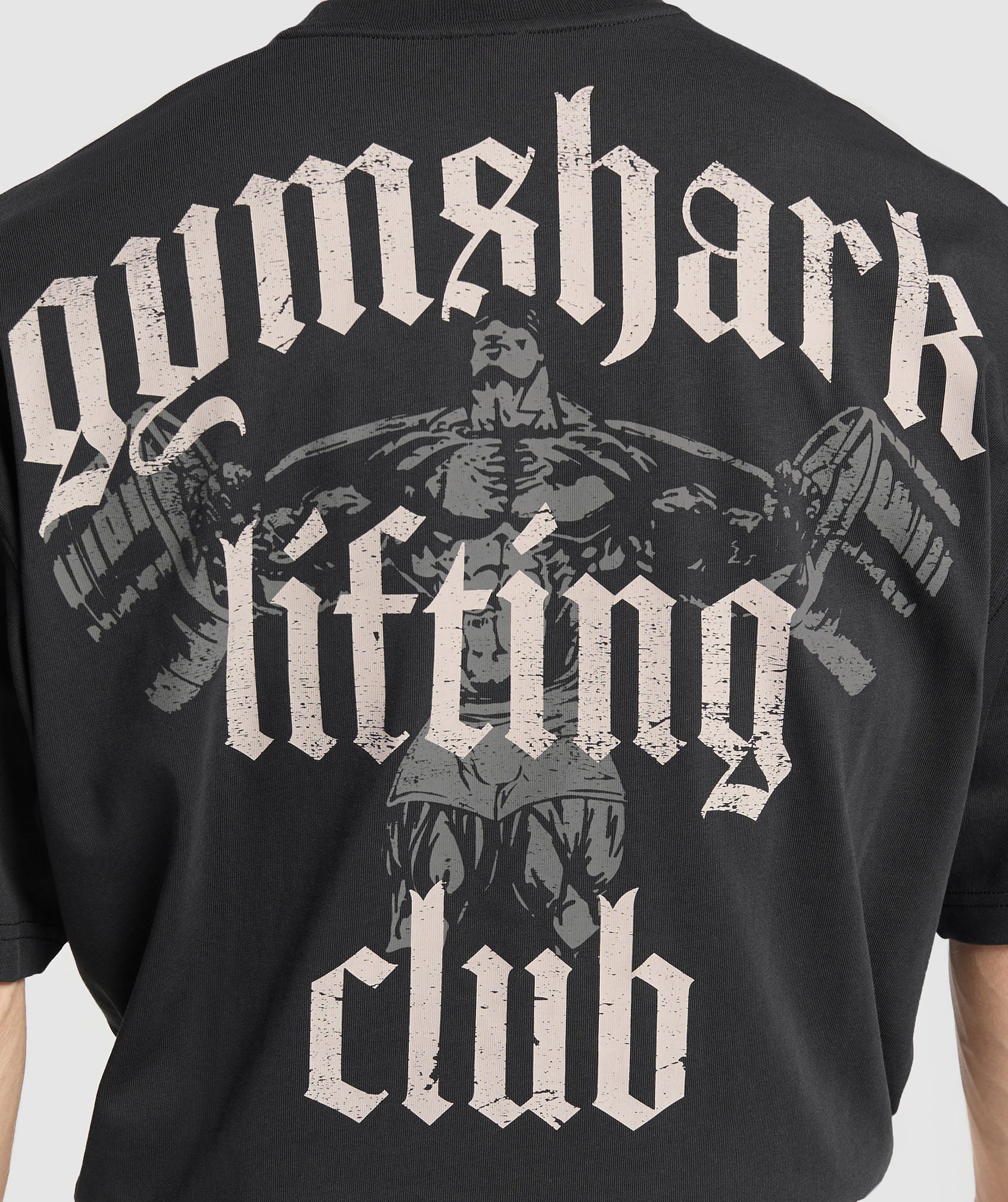 Lifting Club T-Shirt Black/Light Grey