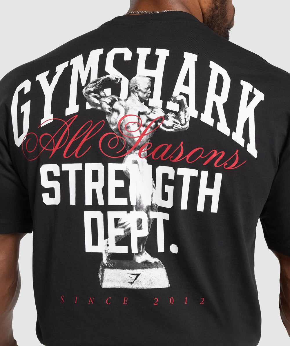 Trophy Graphic T-Shirt Black