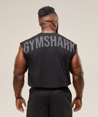 Power Cut Off Tank Black
