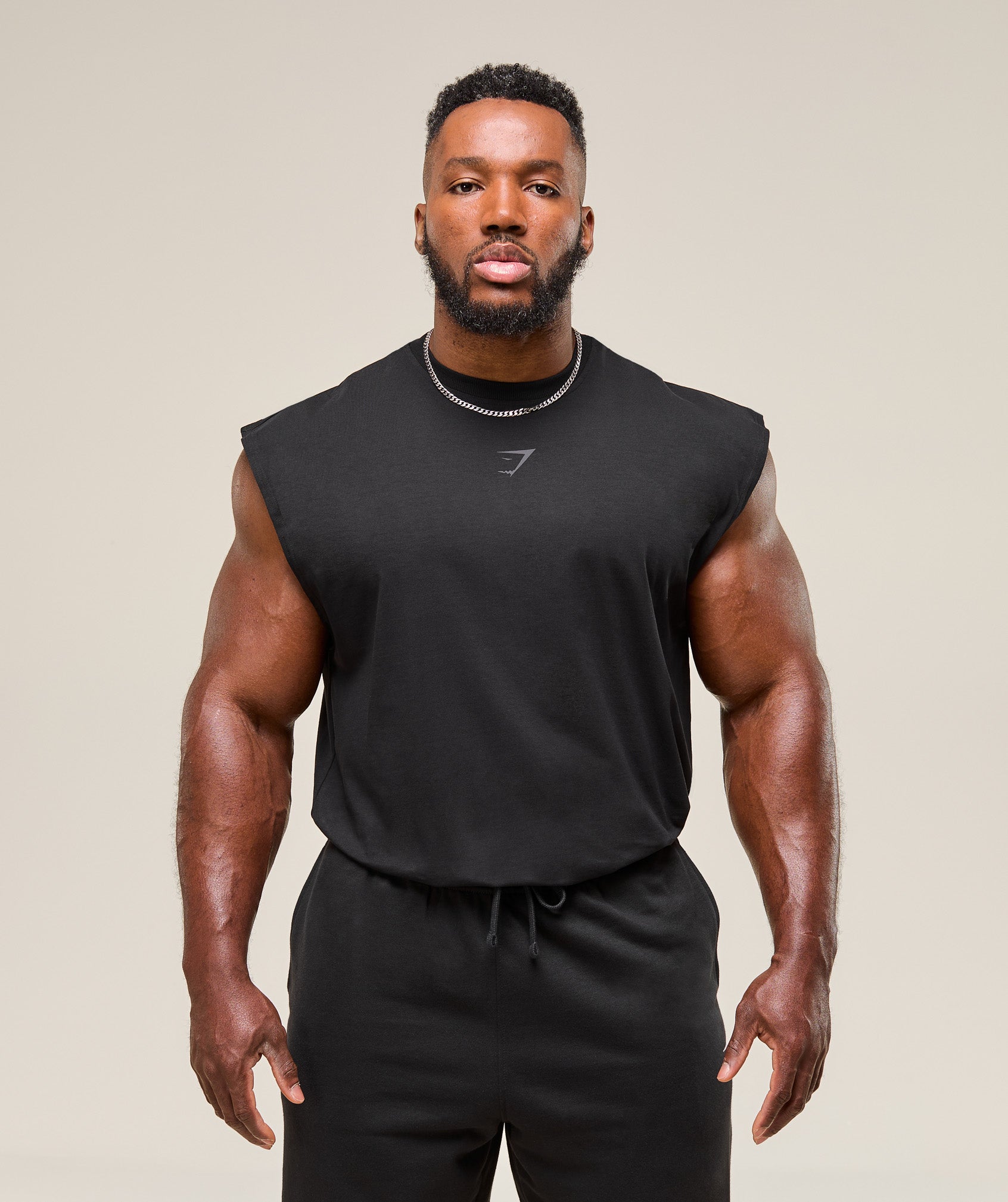 Power Cut Off Tank Black