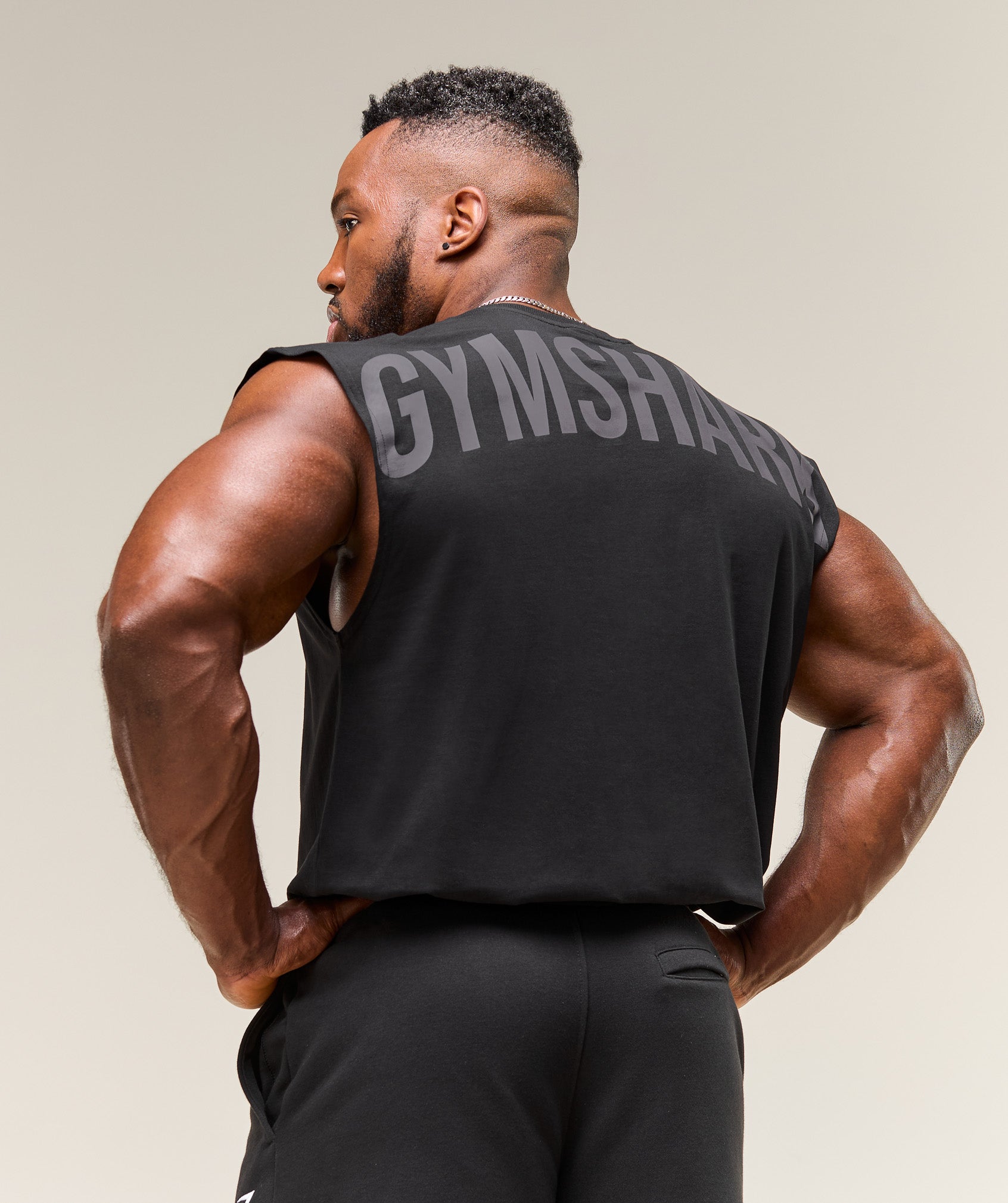 Power Cut Off Tank Black