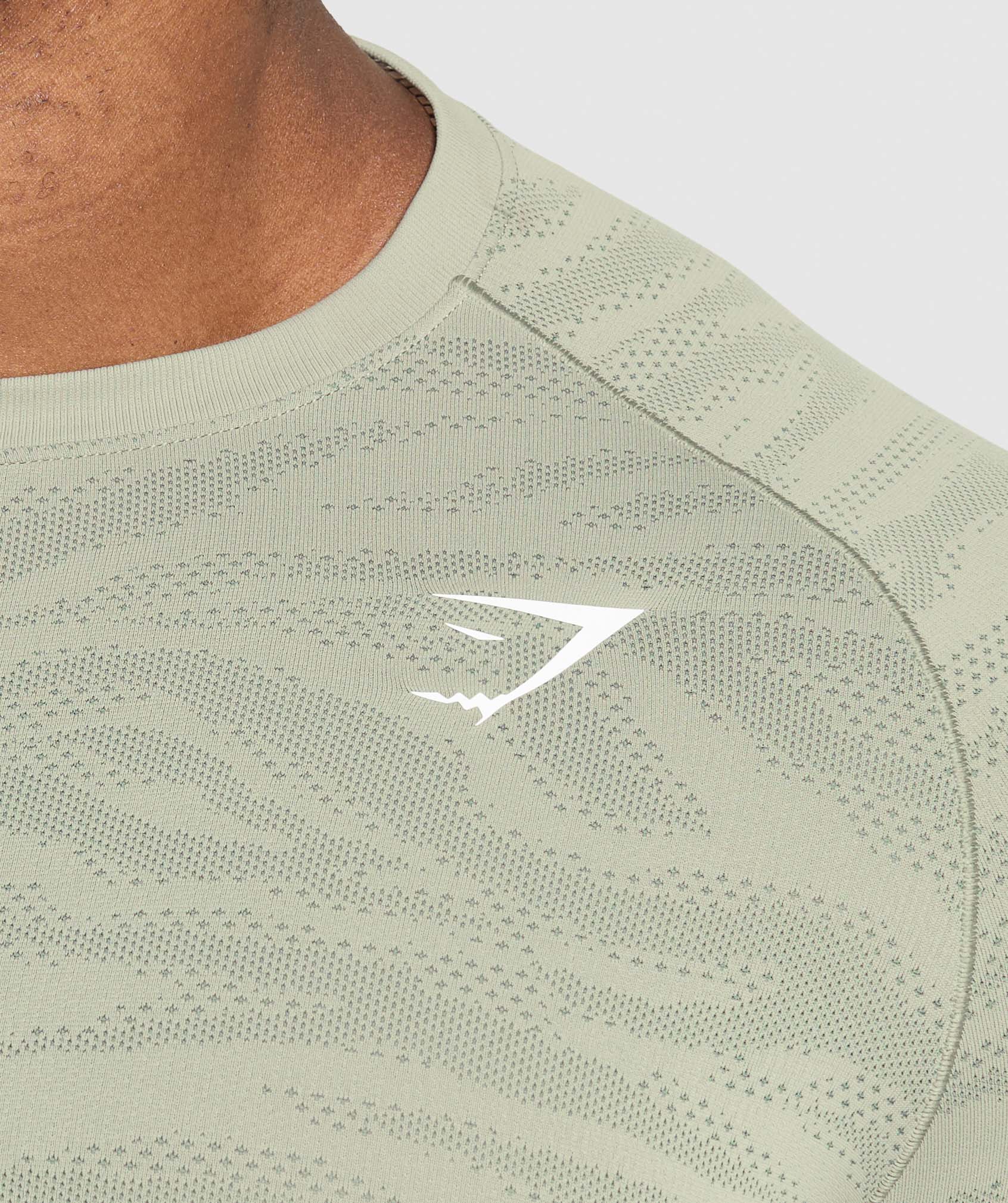 Geo Animal Seamless T-Shirt Chalk Green/Unit Green