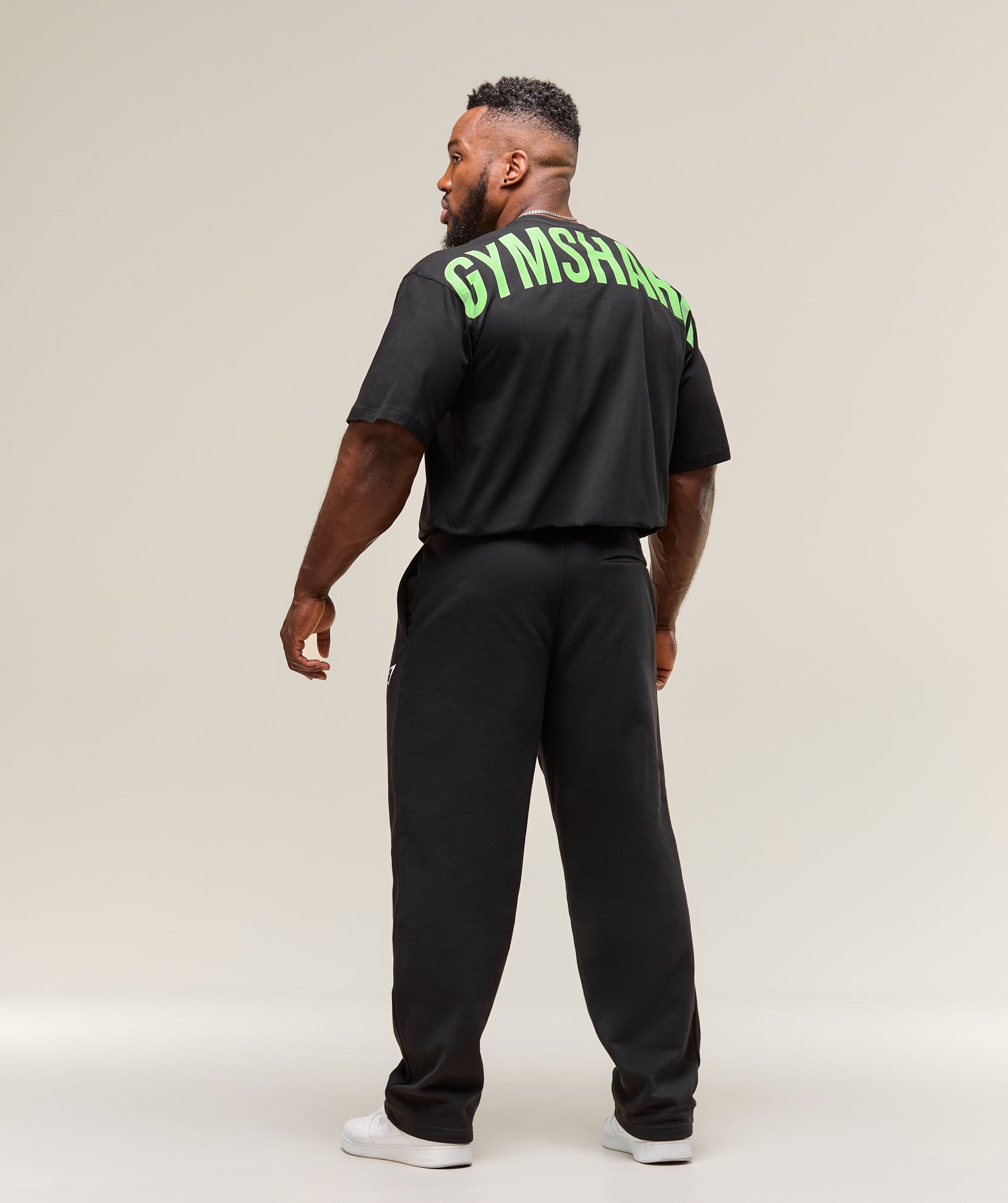 Power T-Shirt Black/Energy Gelato Green
