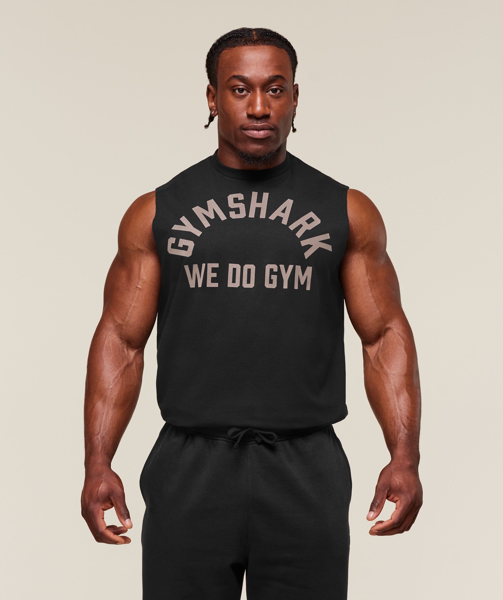We Do Gym Tank Black