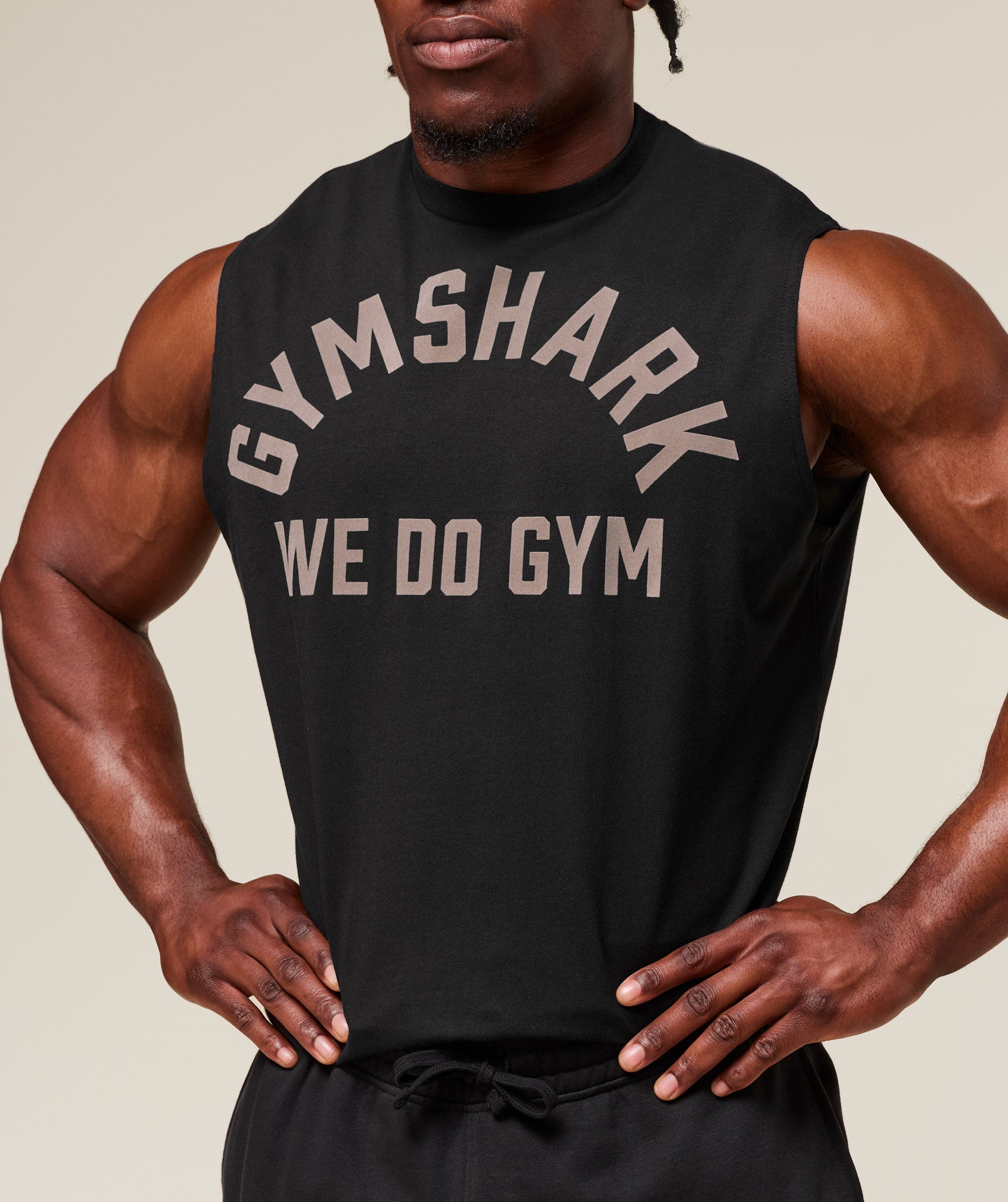 We Do Gym Tank Black