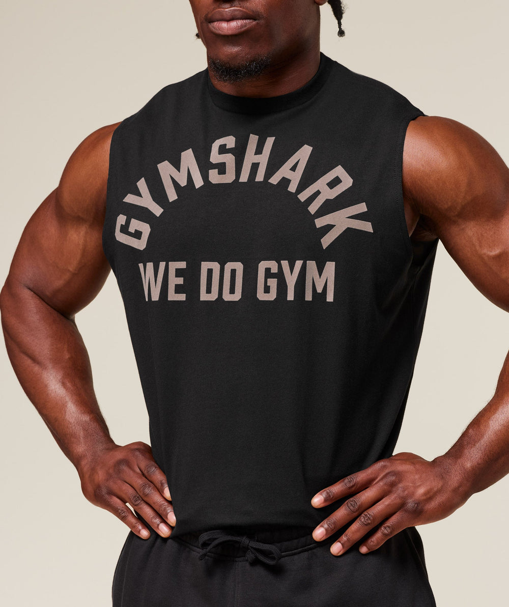 We Do Gym Tank Black