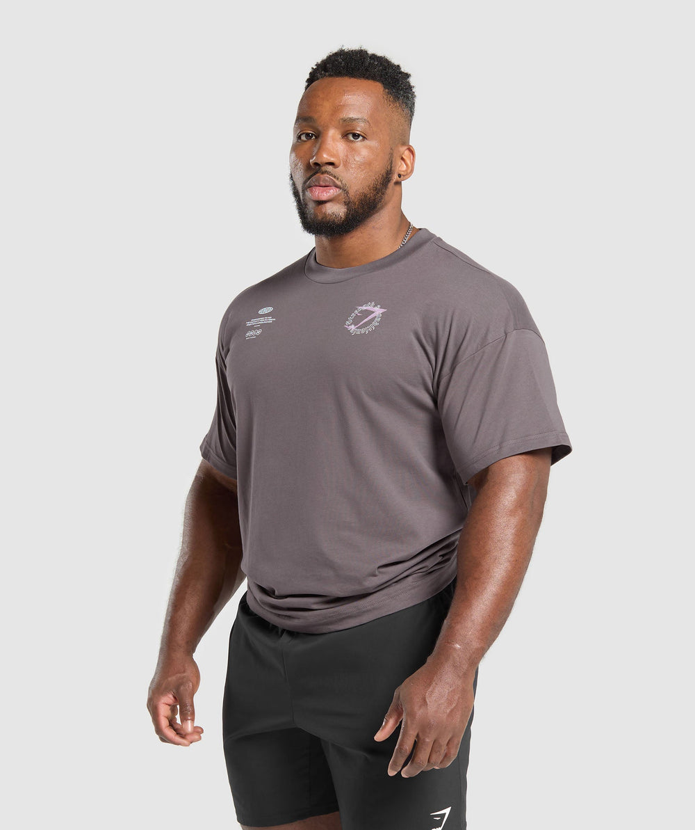 Strength and Conditioning T-Shirt Brushed Purple