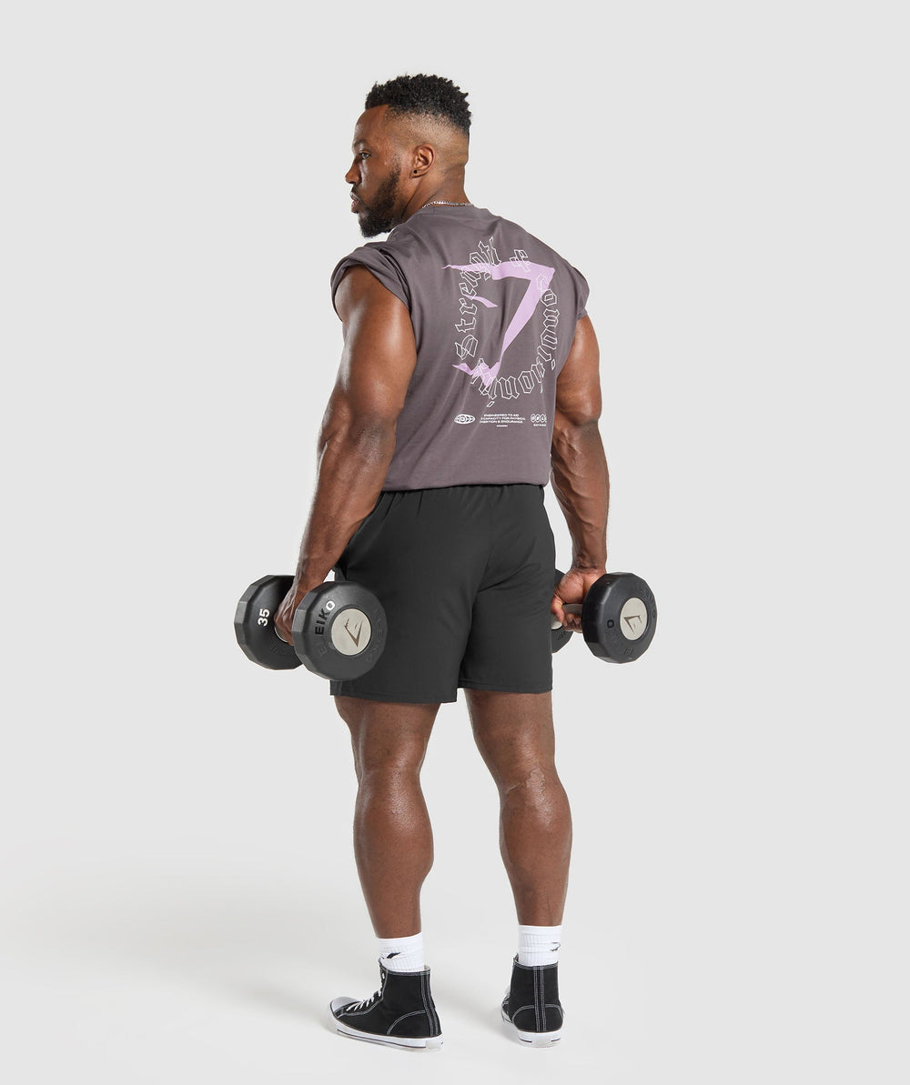 Strength and Conditioning T-Shirt Brushed Purple
