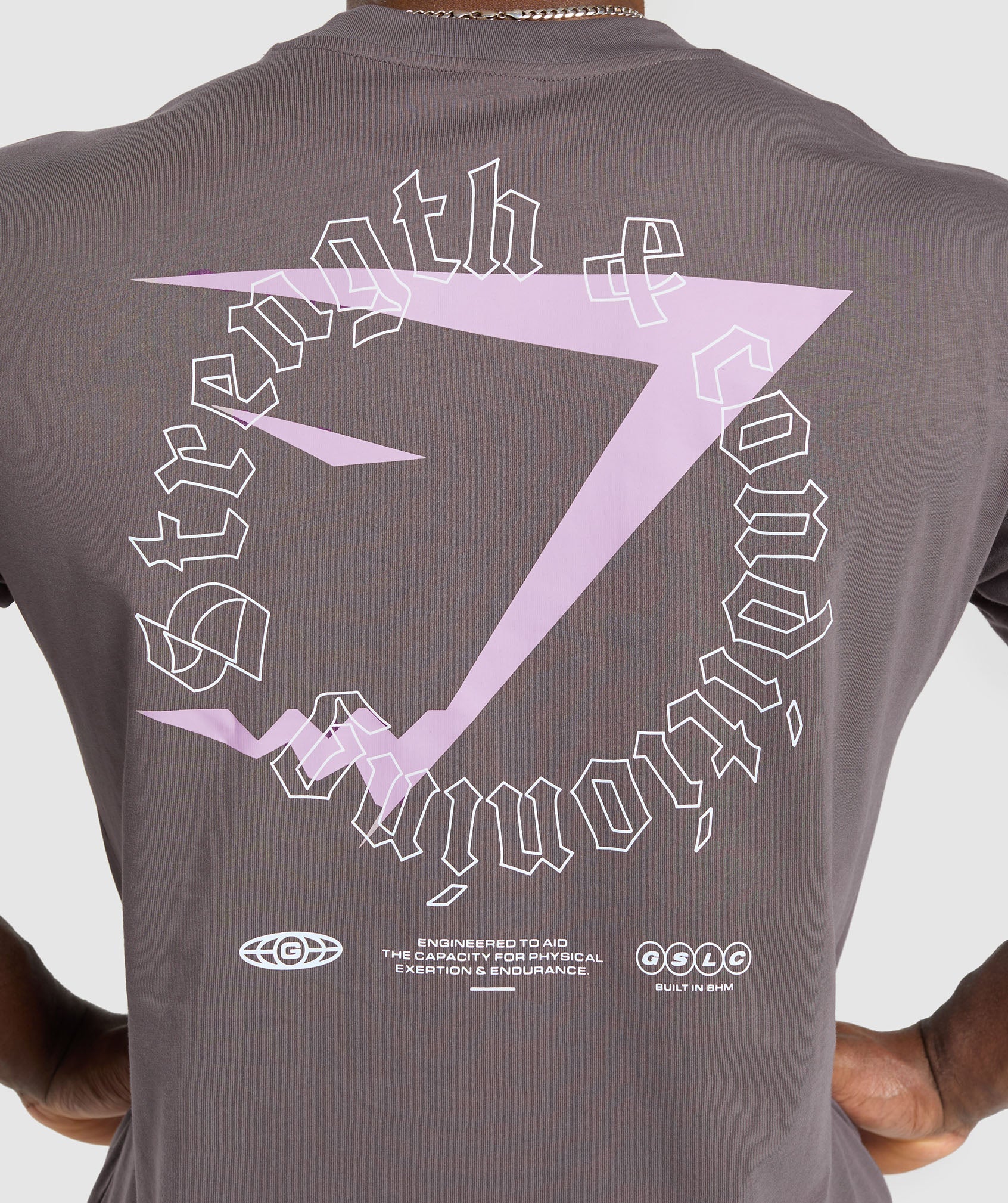 Strength and Conditioning T-Shirt Brushed Purple