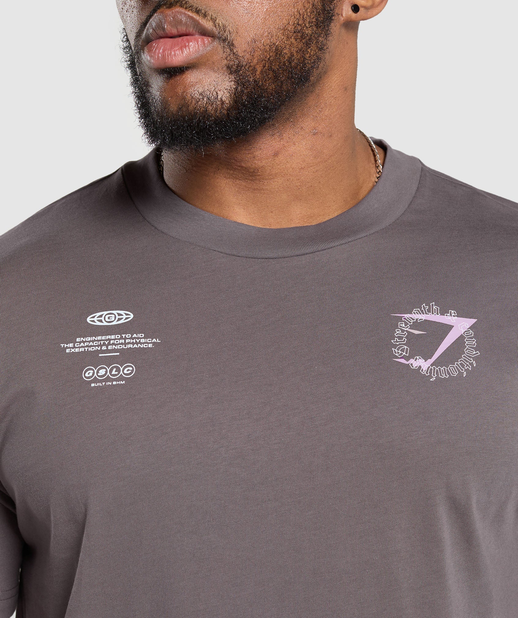 Strength and Conditioning T-Shirt Brushed Purple