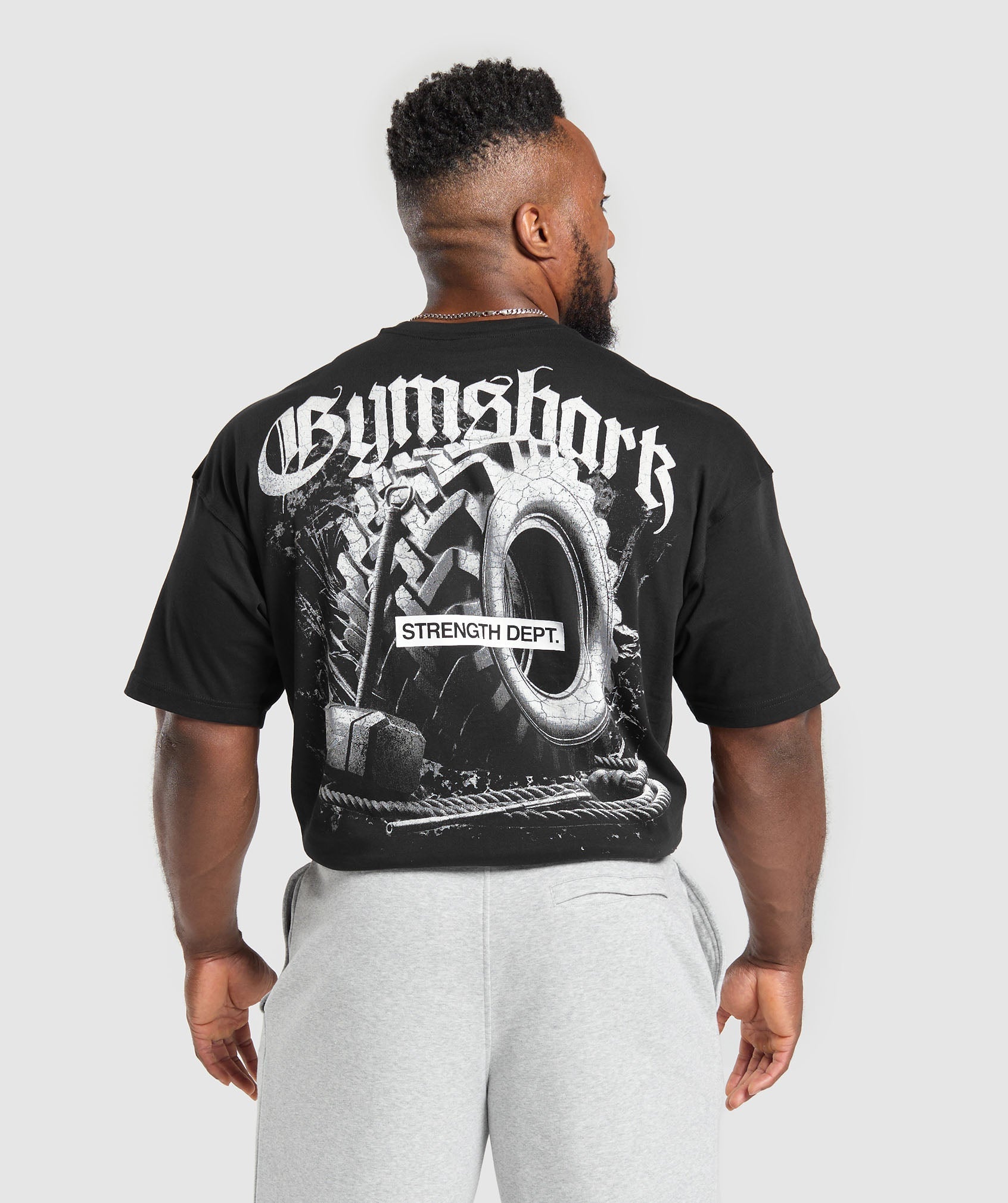 Tyre Graphic T-Shirt Black