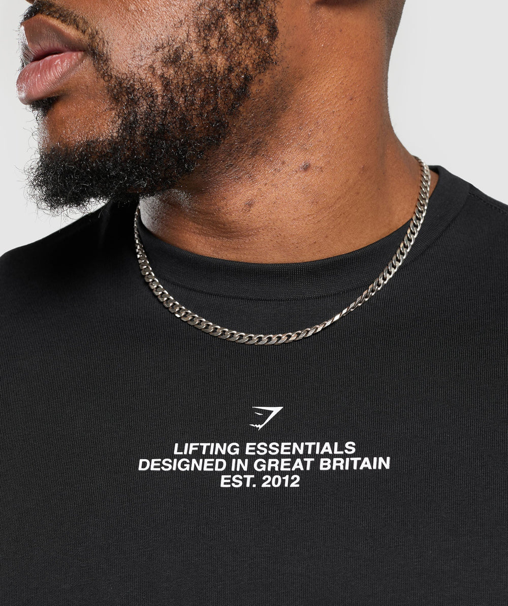 Tyre Graphic T-Shirt Black