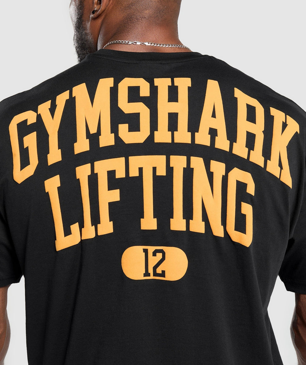 Lifting 12 T-Shirt Black