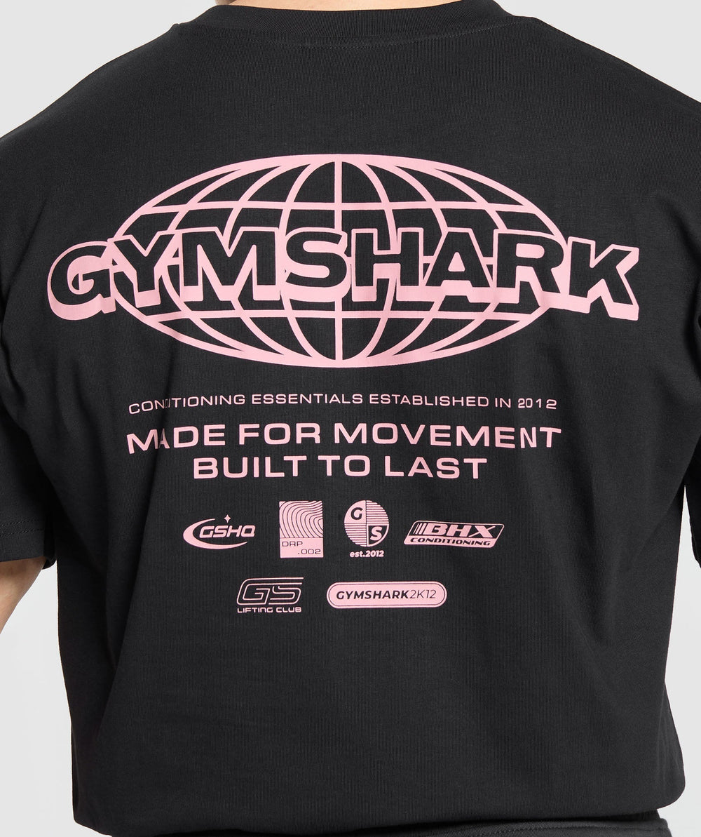 Worldwide T-Shirt Black