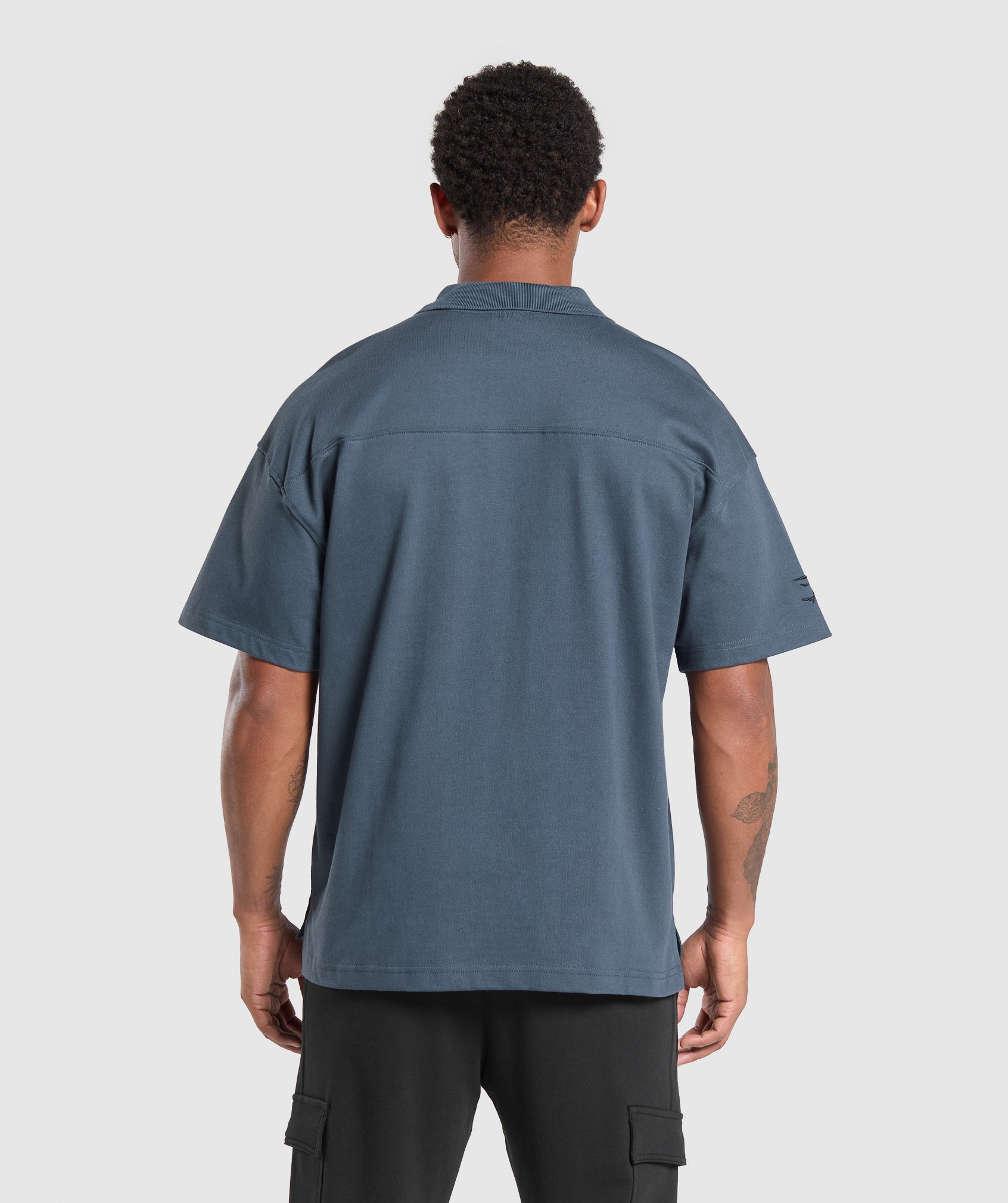 Short Sleeve Polo Cargo Blue